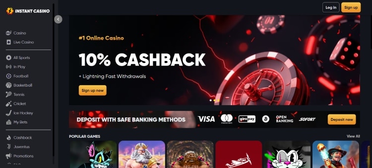 Instant Casino, beste online casino Nederland