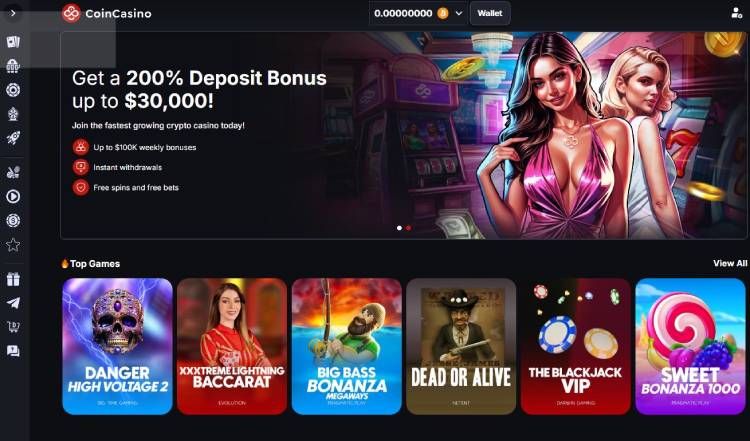 CoinCasino snelst uitbetalende online casino