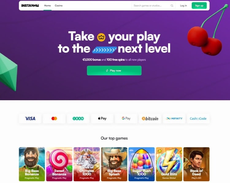 Instaspin 1 euro casino