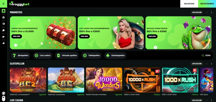 Froggybet - Casino zonder iDIN