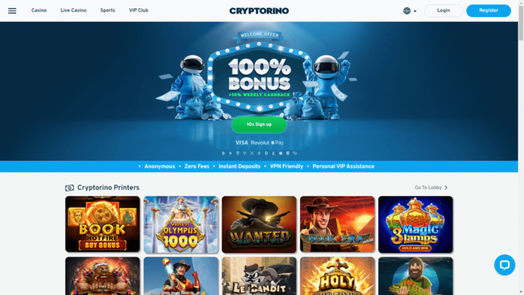 Cryptorino Beste Crypto &amp; Bitcoin Casino’s