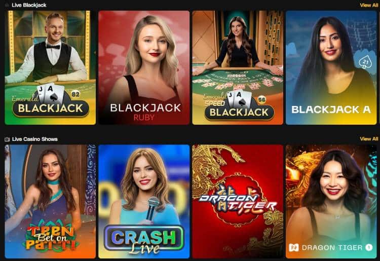 FoxyGold Live Casino, 1 euro deposit casino